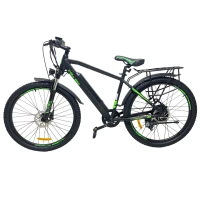 Электровелосипед Eltreco XT 850 pro (черно-зеленый)